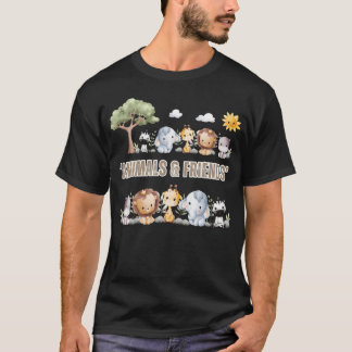 Animals retro boy T-Shirt