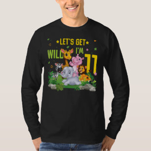Animals Wildlife 11th Birthday Party A Day At The  T-Shirt
