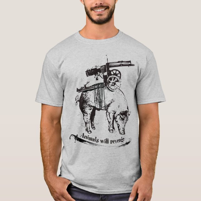 animals will revenge T-Shirt (Front)