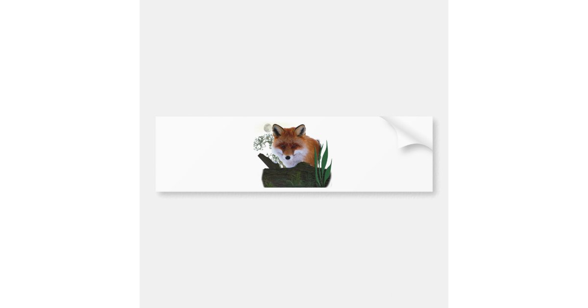 animals wolf bumper sticker