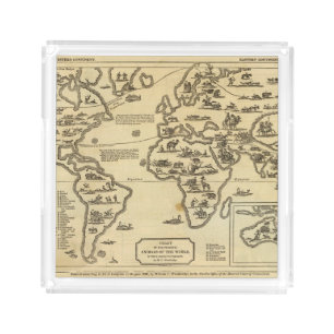 Animals World Acrylic Tray