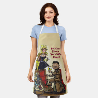 Animals World Map Apron