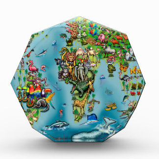 Animals World Map Award