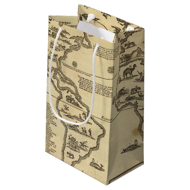 Animals World Small Gift Bag (Back Angled)