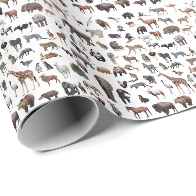 Animals Wrapping Paper (Roll Corner)