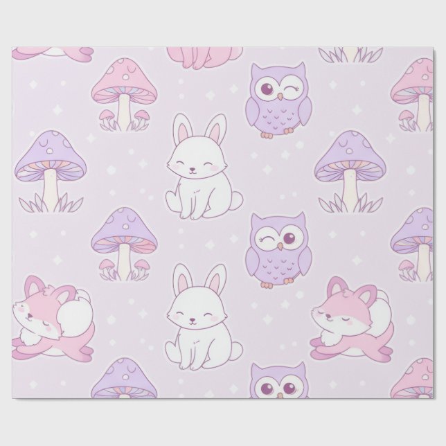 Animals Wrapping Paper  (Flat)