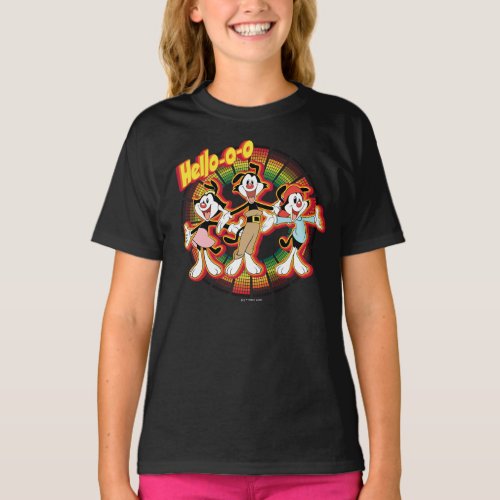 Animaniacs  Hello_o_o Retro Equalizer Graphic T_Shirt