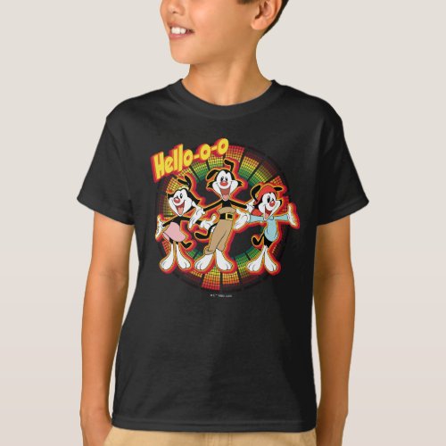 Animaniacs  Hello_o_o Retro Equalizer Graphic T_Shirt