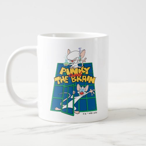 Animaniacs  Pinky and The Brain Cage Graphic Giant Coffee Mug