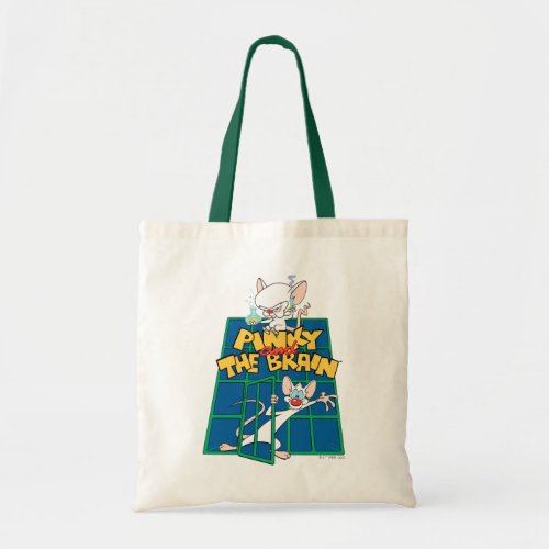 Animaniacs  Pinky and The Brain Cage Graphic Tote Bag