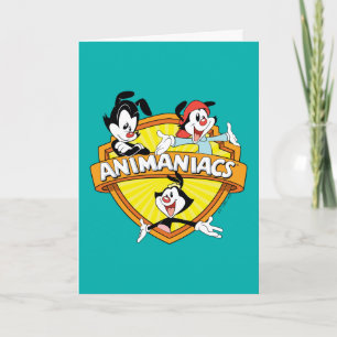 Animaniacs Warner Brothers & Sister WB Shield Card