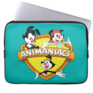 Animaniacs   Warner Brothers & Sister WB Shield Laptop Sleeve