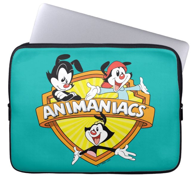Animaniacs | Warner Brothers & Sister WB Shield Laptop Sleeve (Front)