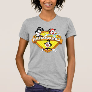 Animaniacs Warner Brothers & Sister WB Shield T-Shirt