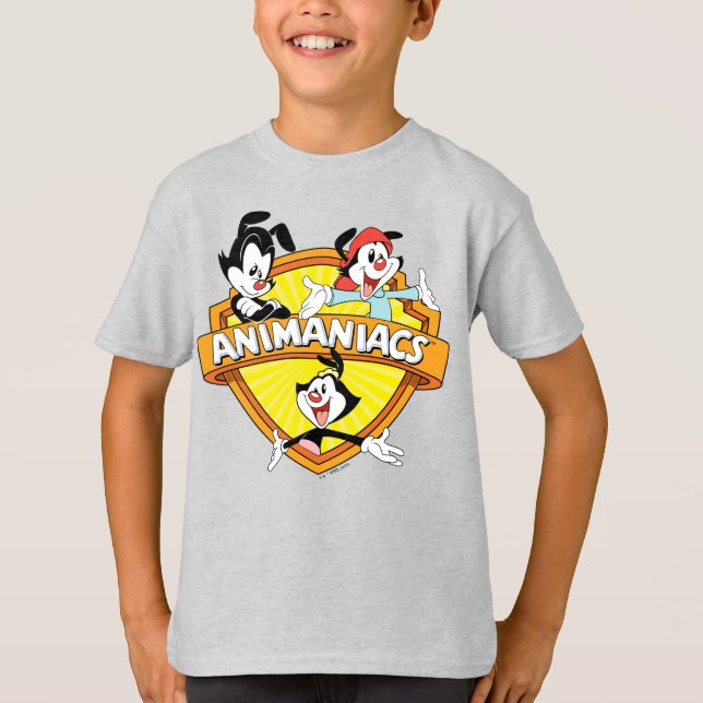 Animaniacs | Warner Brothers & Sister WB Shield T-Shirt (Front)