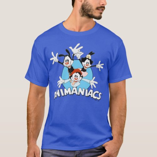Animaniacs  Warner Siblings Arms Wide Graphic T_Shirt