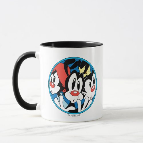 Animaniacs  Warner Siblings Circle Graphic Mug