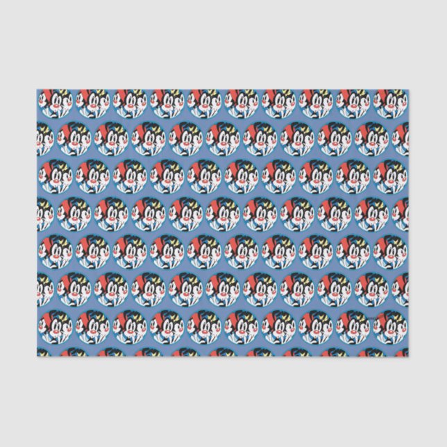 Animaniacs | Warner Siblings Circle Graphic Tissue Paper (Front)