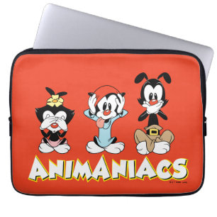 Animaniacs Warner Siblings "No Evil" Graphic Laptop Sleeve