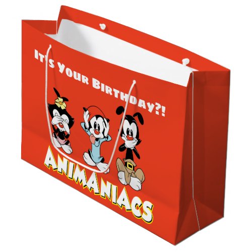 Animaniacs  Warner Siblings No Evil Graphic Large Gift Bag