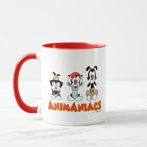 Animaniacs  Warner Siblings No Evil Graphic Mug