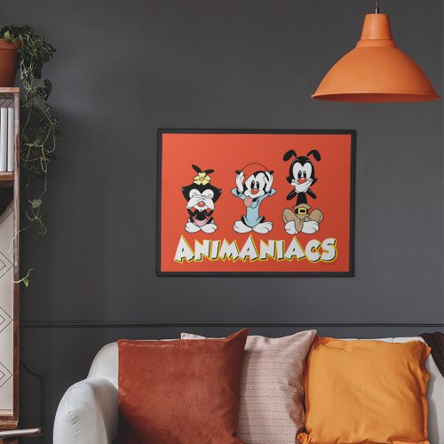 Animaniacs  Warner Siblings No Evil Graphic Poster