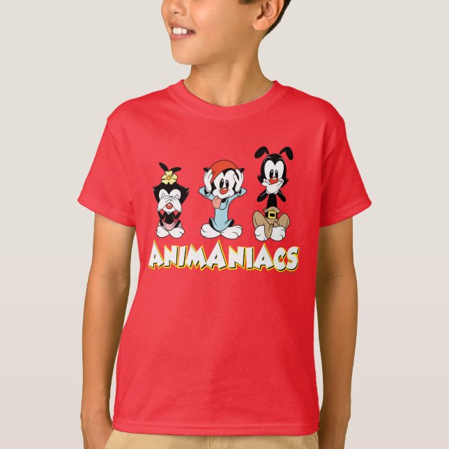 Animaniacs | Warner Siblings "No Evil" Graphic T-Shirt (Front)