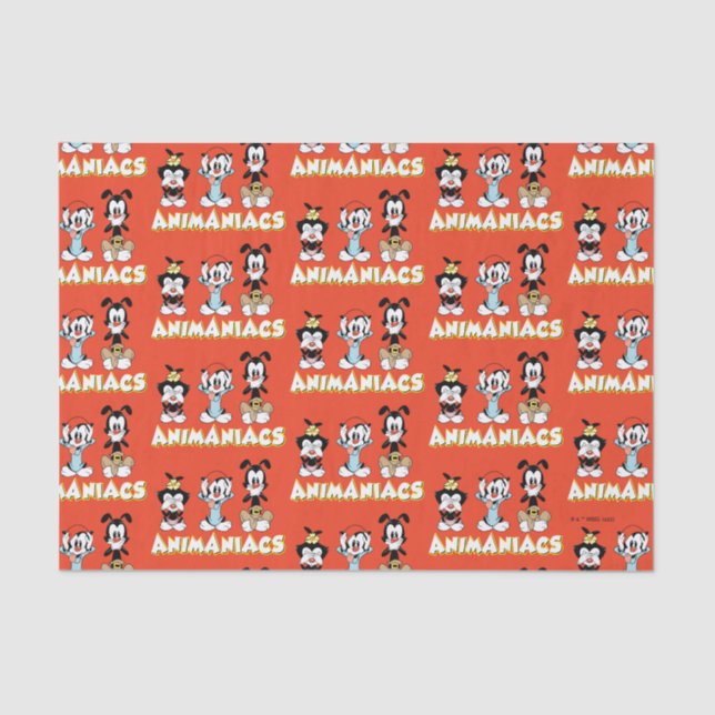 Animaniacs | Warner Siblings "No Evil" Graphic Tissue Paper (Front)
