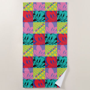 Animaniacs Warner Siblings Pop Art Graphic Beach Towel