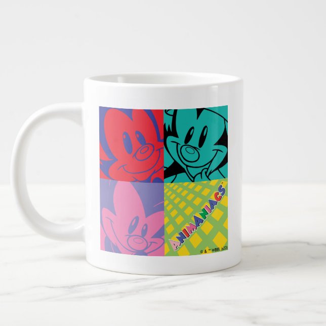 Animaniacs | Warner Siblings Pop Art Graphic Giant Coffee Mug (Left)