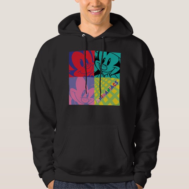 Animaniacs | Warner Siblings Pop Art Graphic Hoodie (Front)