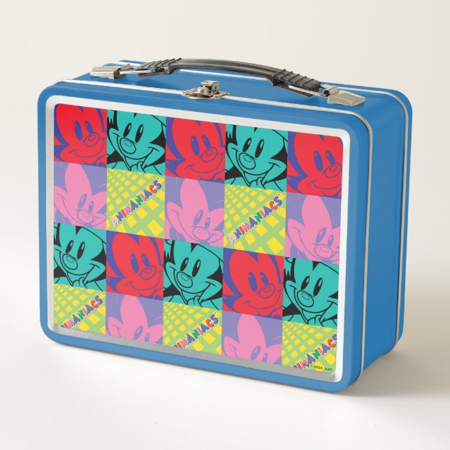 Animaniacs | Warner Siblings Pop Art Graphic Metal Lunch Box (Front)