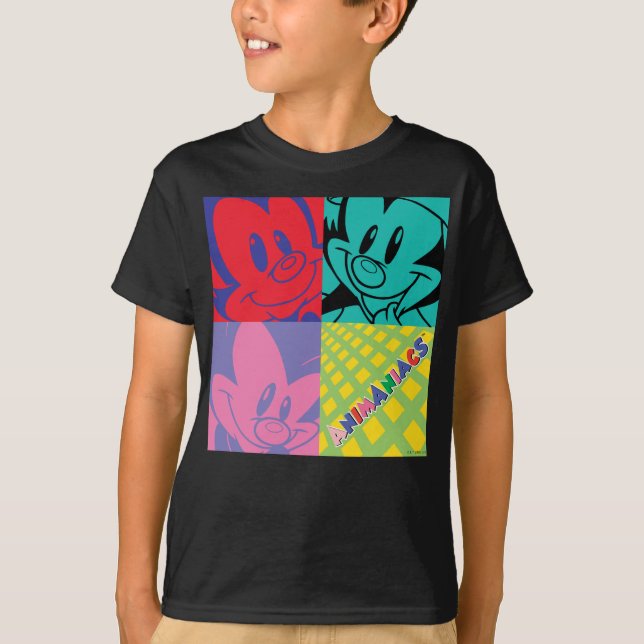 Animaniacs | Warner Siblings Pop Art Graphic T-Shirt (Front)