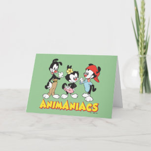 Animaniacs Yakko, Dot, and Wakko Standing Card