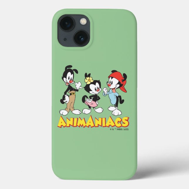 Animaniacs | Yakko, Dot, and Wakko Standing Case-Mate iPhone Case (Back)