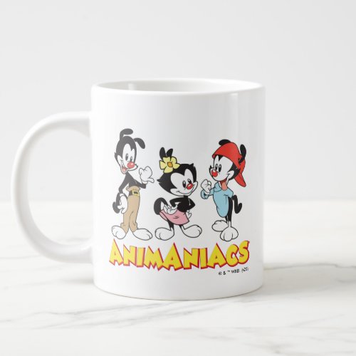 Animaniacs  Yakko Dot and Wakko Standing Giant Coffee Mug
