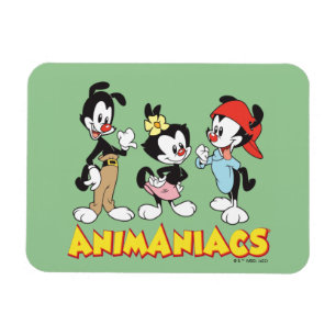 Animaniacs Yakko, Dot, and Wakko Standing Magnet