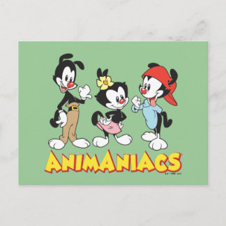 Animaniacs | Yakko, Dot, and Wakko Standing Postcard