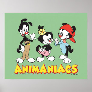 Animaniacs   Yakko, Dot, and Wakko Standing Poster