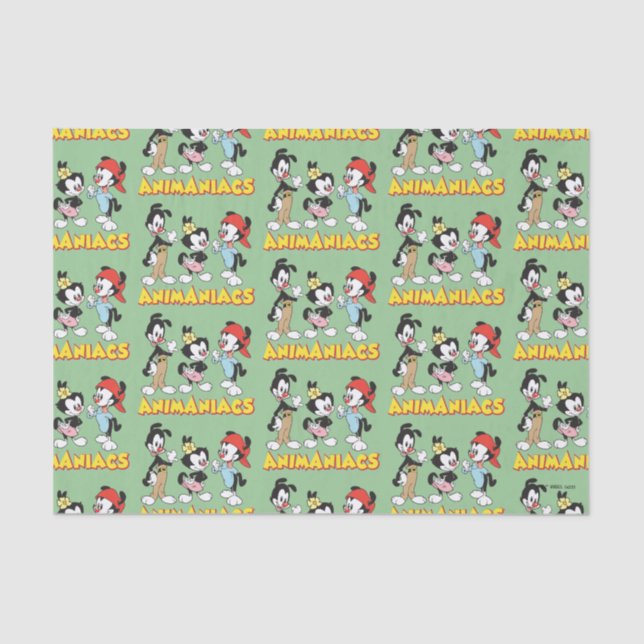 Animaniacs | Yakko, Dot, and Wakko Standing Tissue Paper (Front)