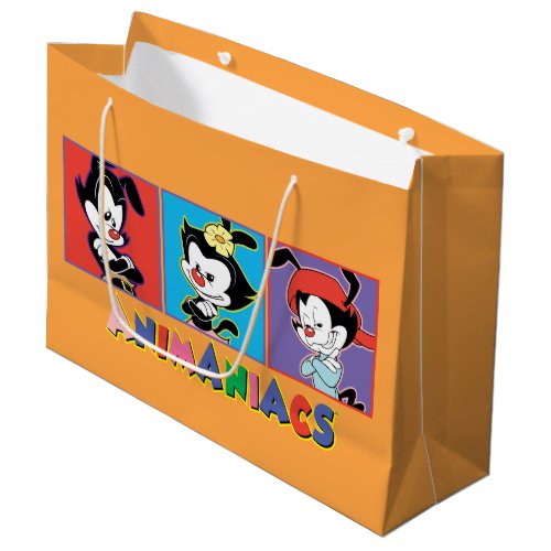 Animaniacs  Yakko Dot  Wakko Panel Graphic Large Gift Bag