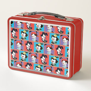 Animaniacs Yakko, Dot, & Wakko Panel Graphic Metal Lunch Box