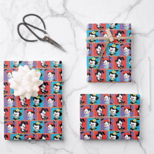 Animaniacs Yakko, Dot, & Wakko Panel Graphic Wrapping Paper Sheets