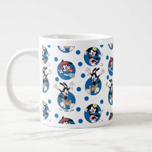 Animaniacs   Yakko, Wakko, & Dot Circle Pattern Giant Coffee Mug