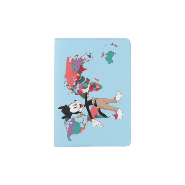 Animaniacs | Yakko's World Map Graphic Passport Holder (Front)