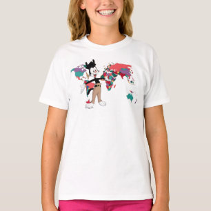Animaniacs   Yakko's World Map Graphic T-Shirt