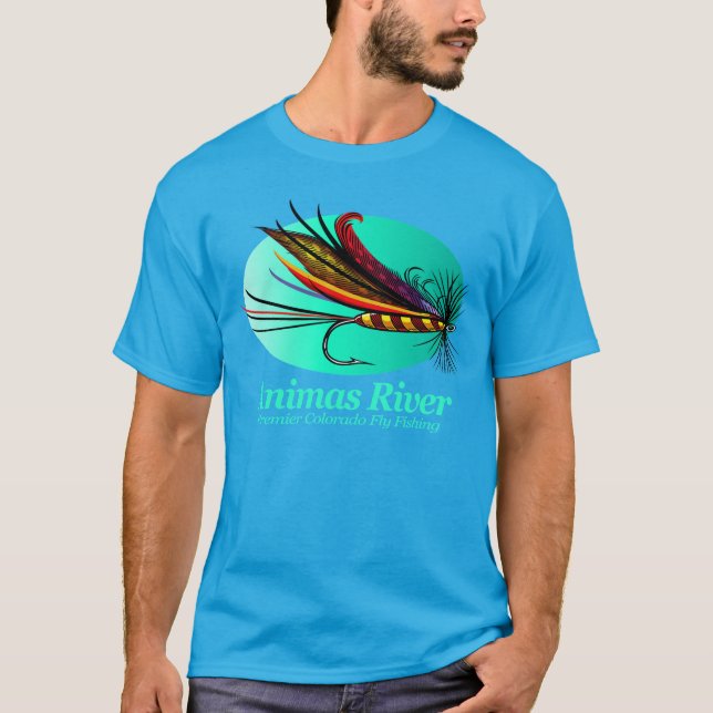 Animas River (fly) T-Shirt (Front)