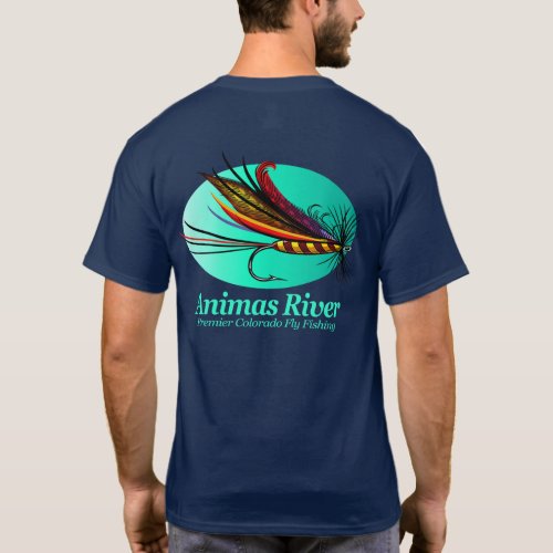 Animas River fly T_Shirt