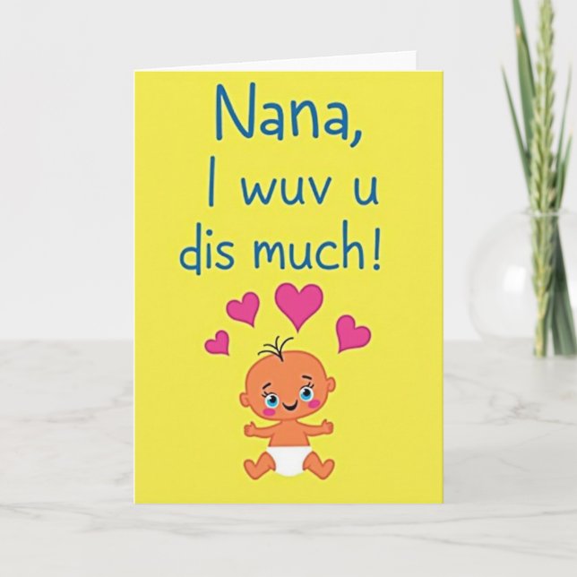 Animated Baby Mothers Day Card (Front)