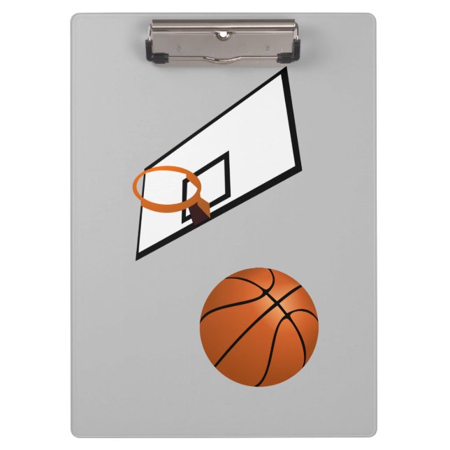 Animated Basketball and hoop Clipboard (Front)
